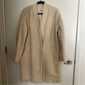 RAG & BONE Alpaca & Leather Coat - Size 4